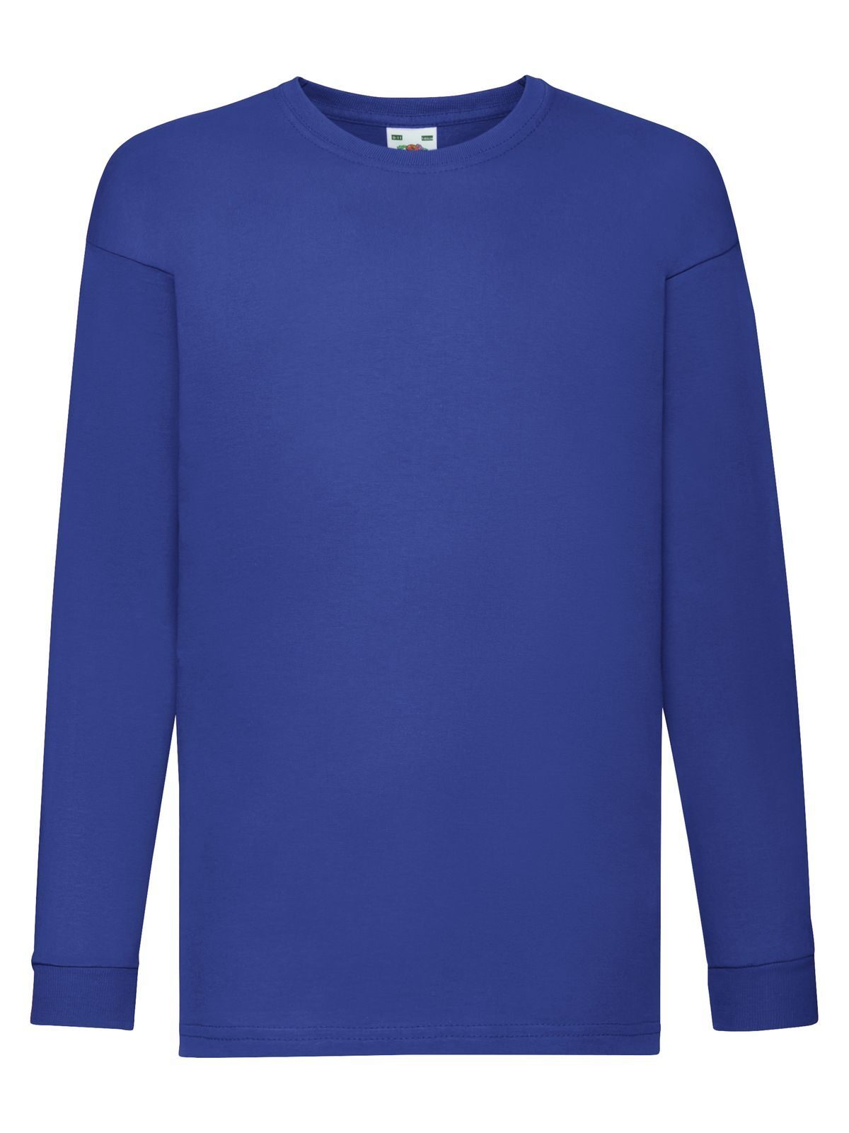 Kinder T-shirt met lange mouwen van Valueweight-kwaliteit - 51 - Koningsblauw