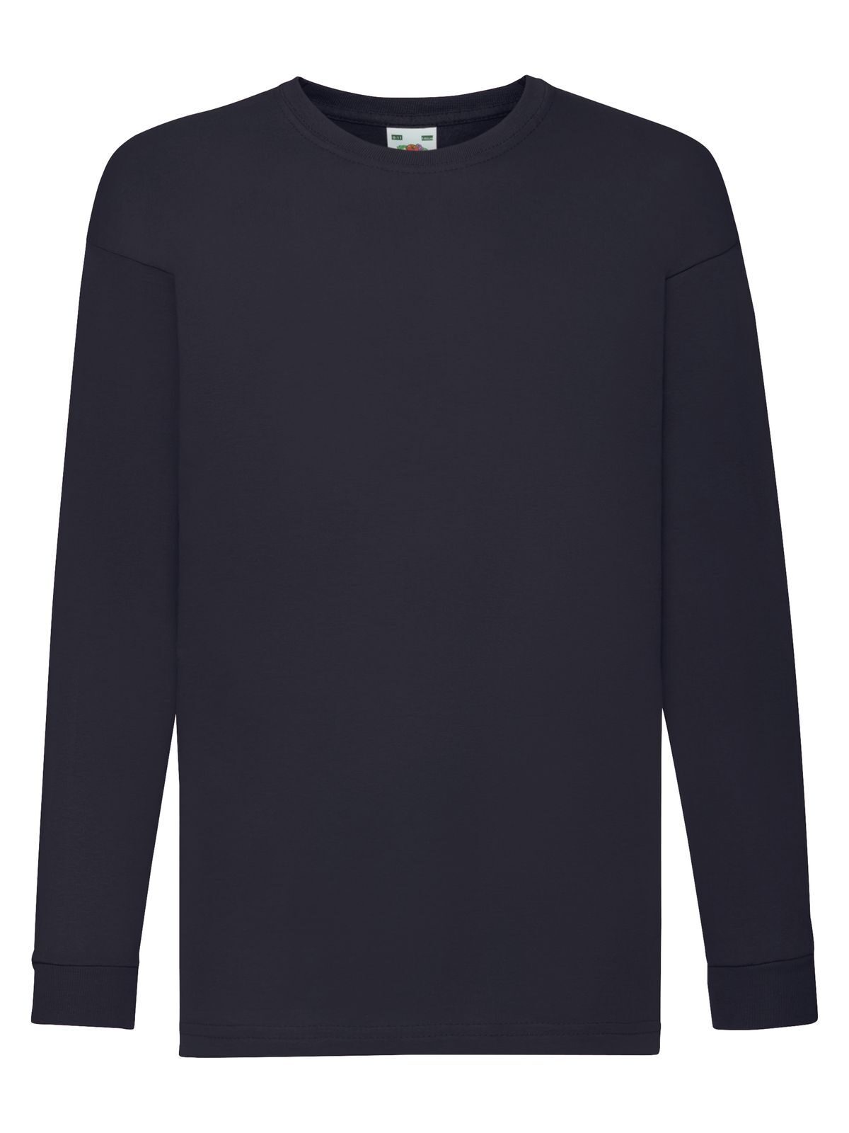 Kinder T-shirt met lange mouwen van Valueweight-kwaliteit - AZ - Diep Marineblauw