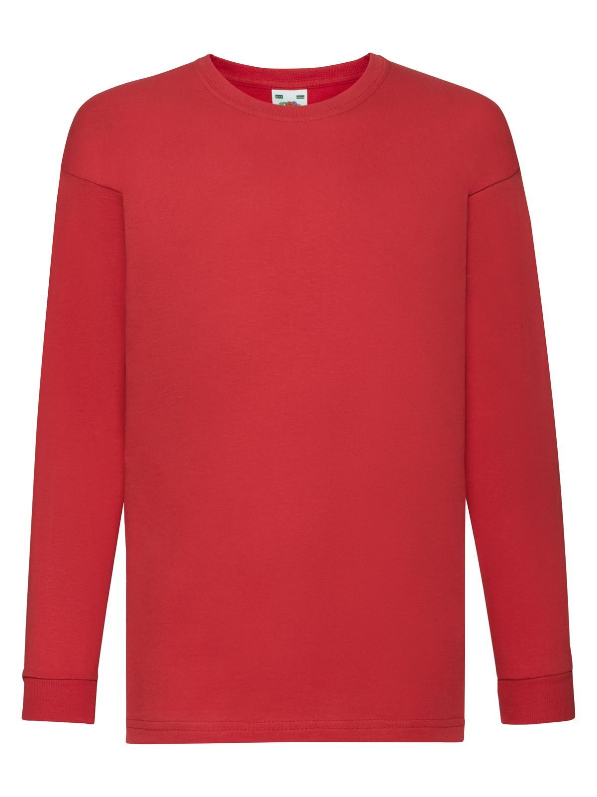 Kinder T-shirt met lange mouwen van Valueweight-kwaliteit - 40 - Rood