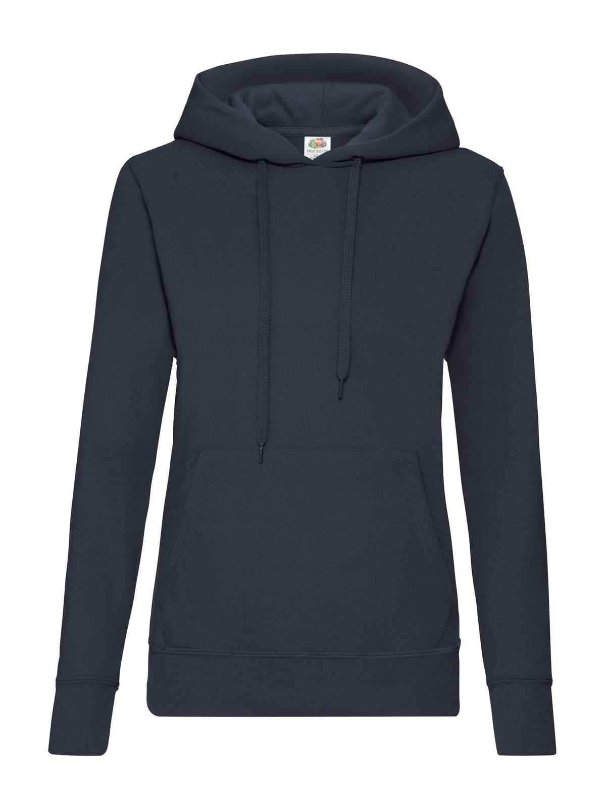 Klassieke sweater met capuchon voor dames - AZ - Diep Marineblauw