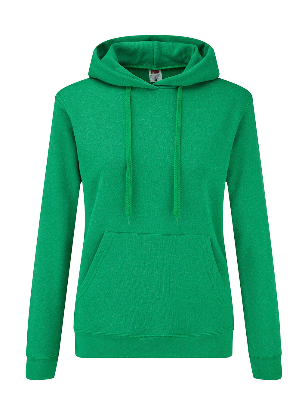 Klassieke sweater met capuchon voor dames - RX - Retro heidegroen