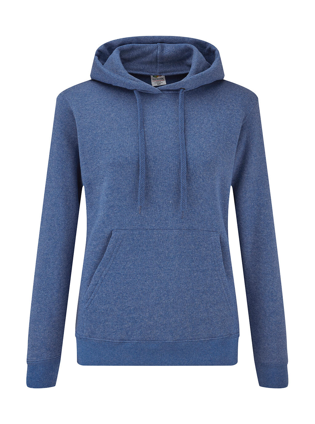 Klassieke sweater met capuchon voor dames - R6 - Retro Heather Royal