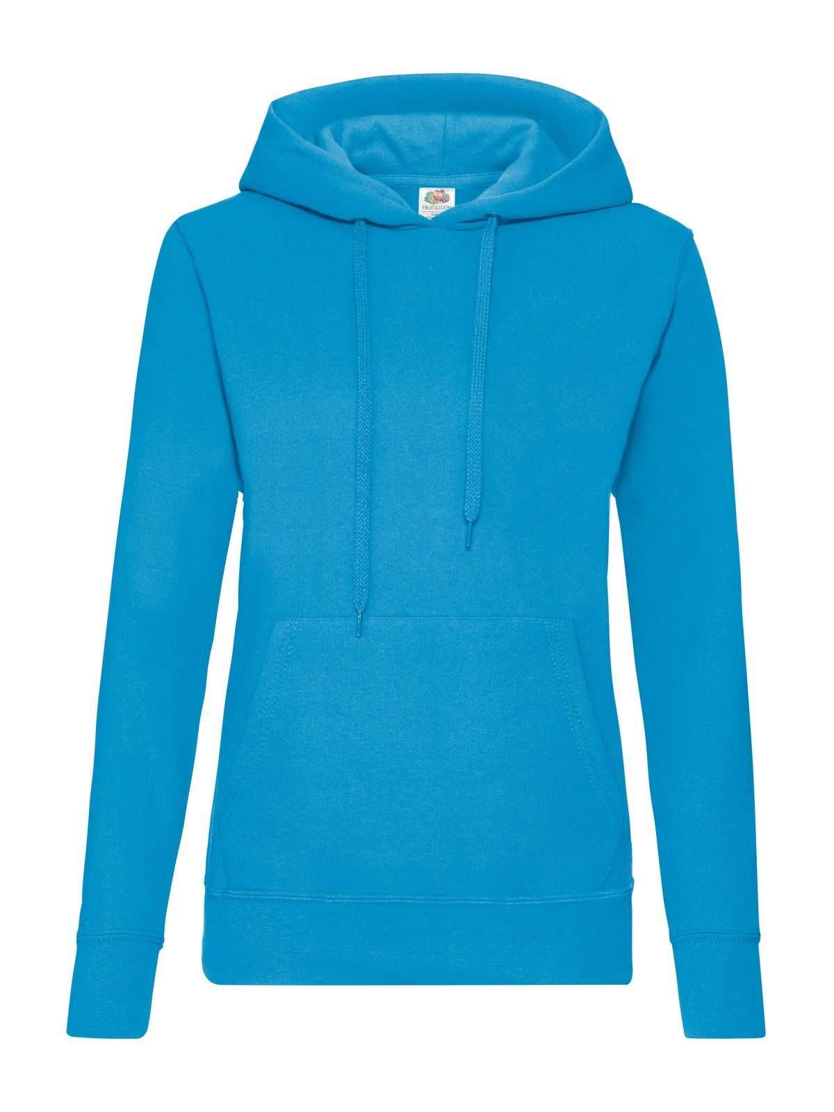 Klassieke sweater met capuchon voor dames - ZU - Azuurblauw