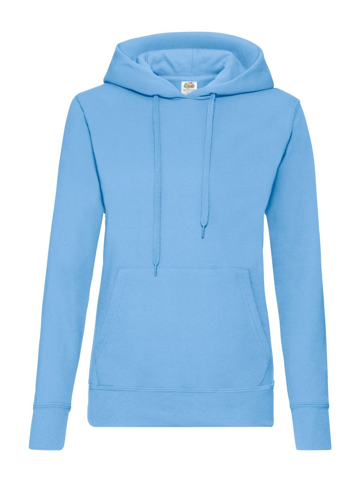 Klassieke sweater met capuchon voor dames - YT - Hemelsblauw