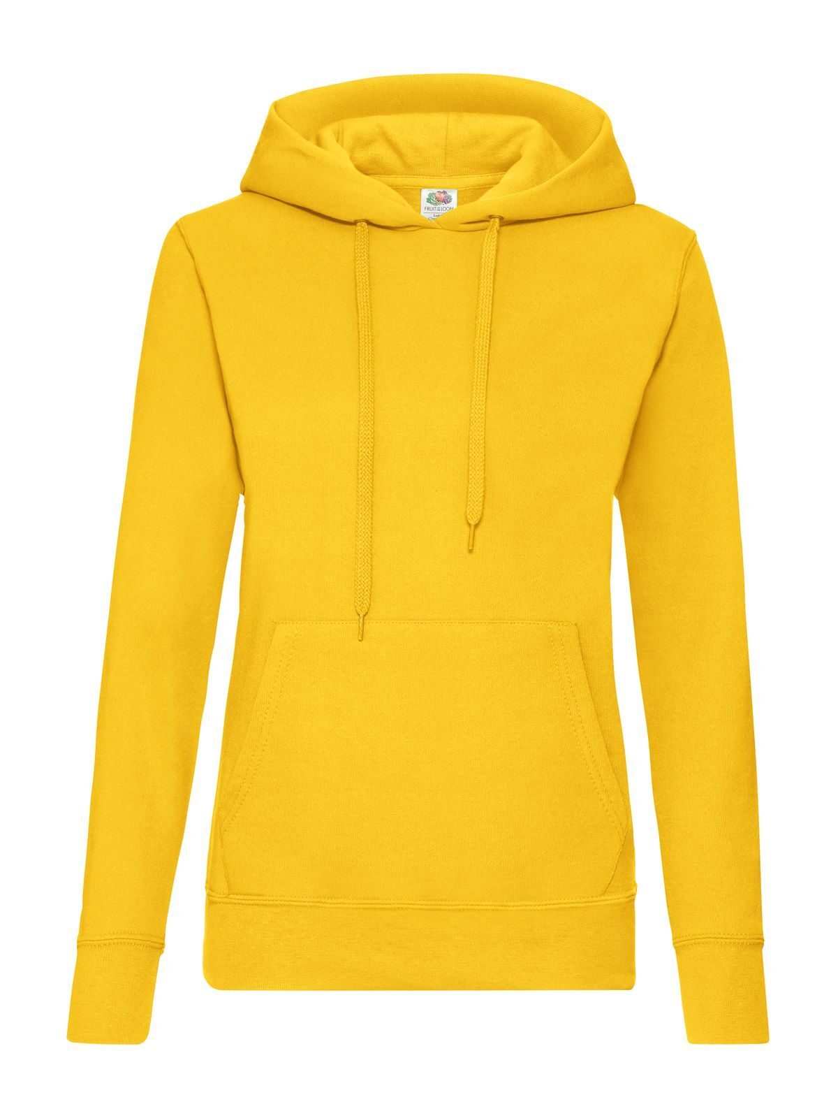 Klassieke sweater met capuchon voor dames - 34 - Zonnebloem