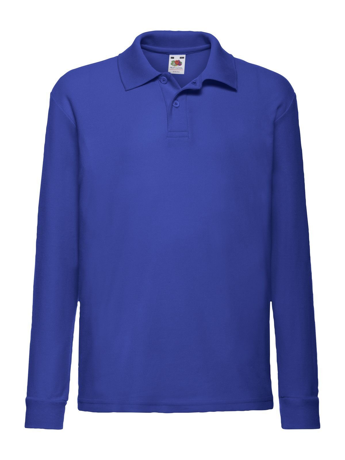 Piqué Kids manches longues - 51 - Bleu royal