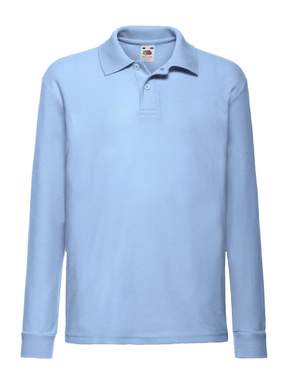 Piqué Kids manches longues - YT - Bleu ciel
