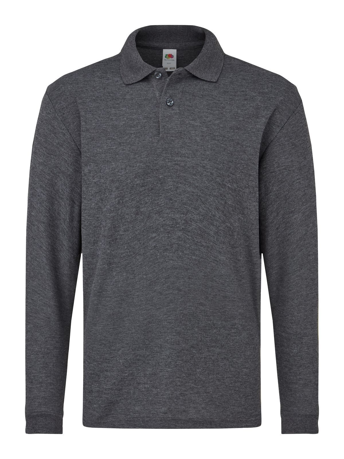 Piqué Kids manches longues - HD - Gris chiné foncé