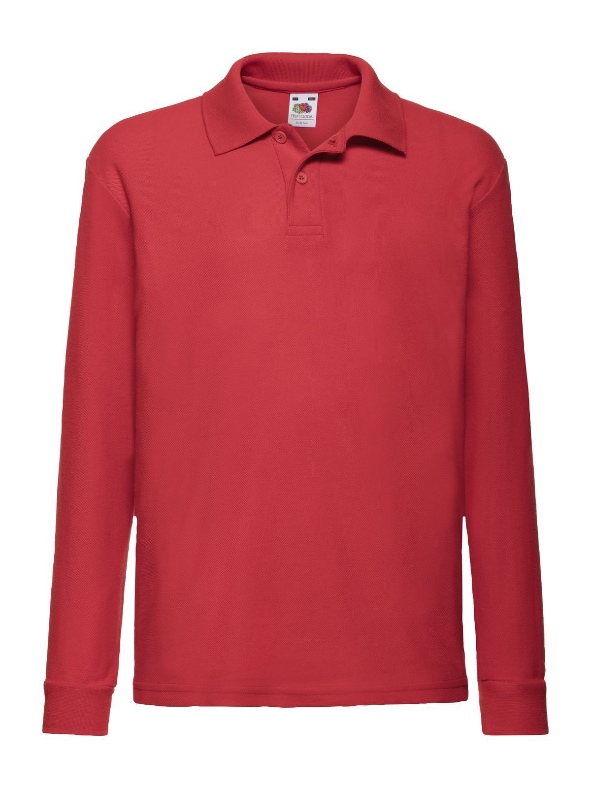Piqué Kids manches longues - 40 - Rouge