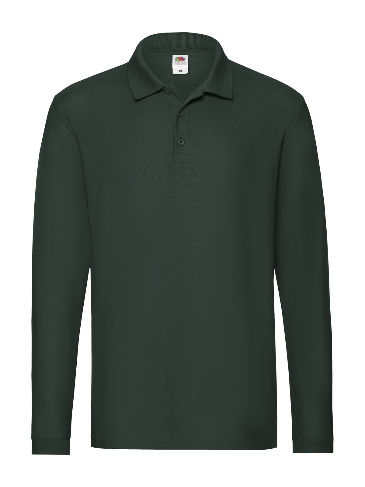 Premium polo met lange mouwen - TM - Bosgroen