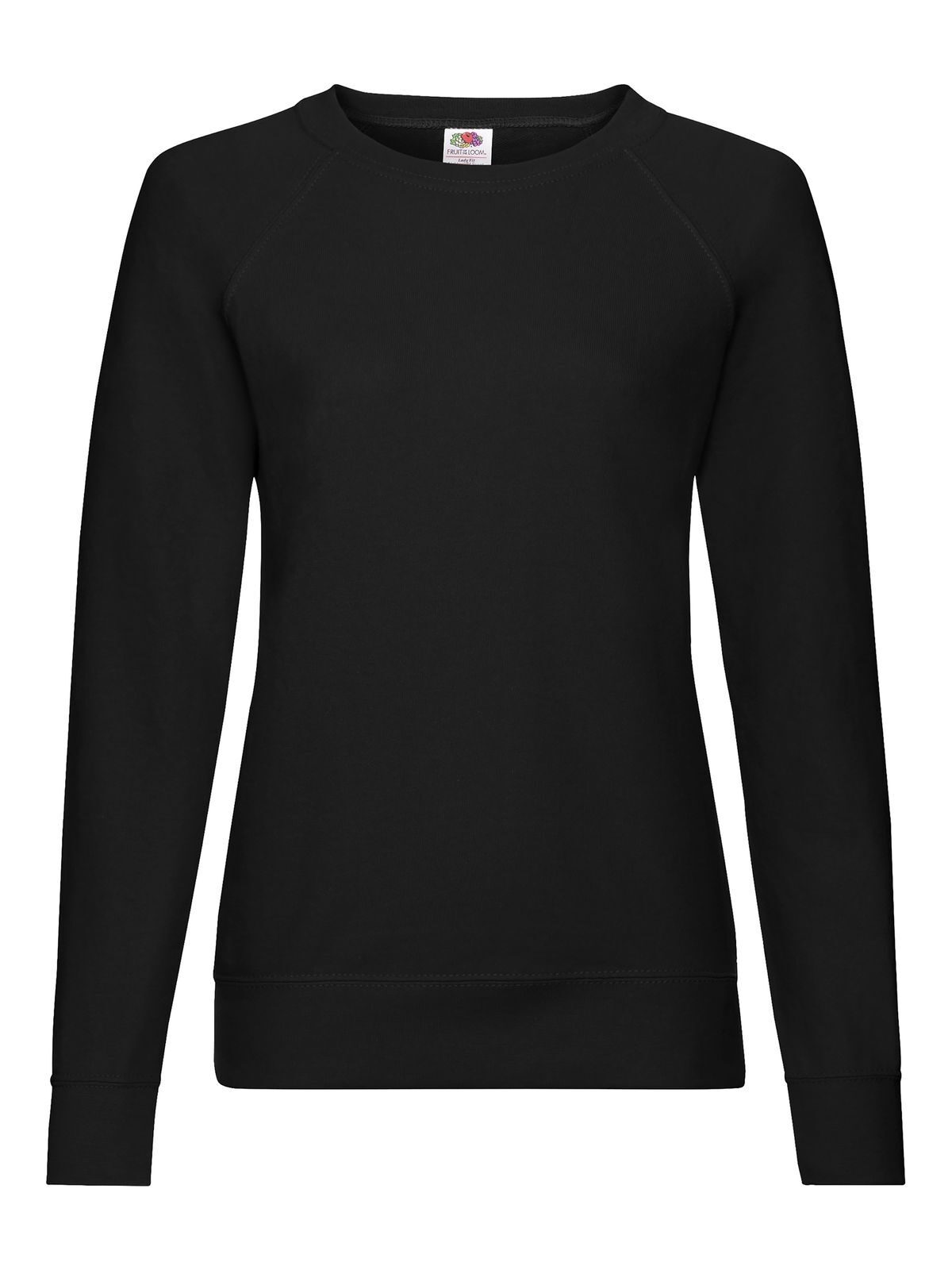 Lichtgewicht raglan sweater voor dames - 36 - Zwart