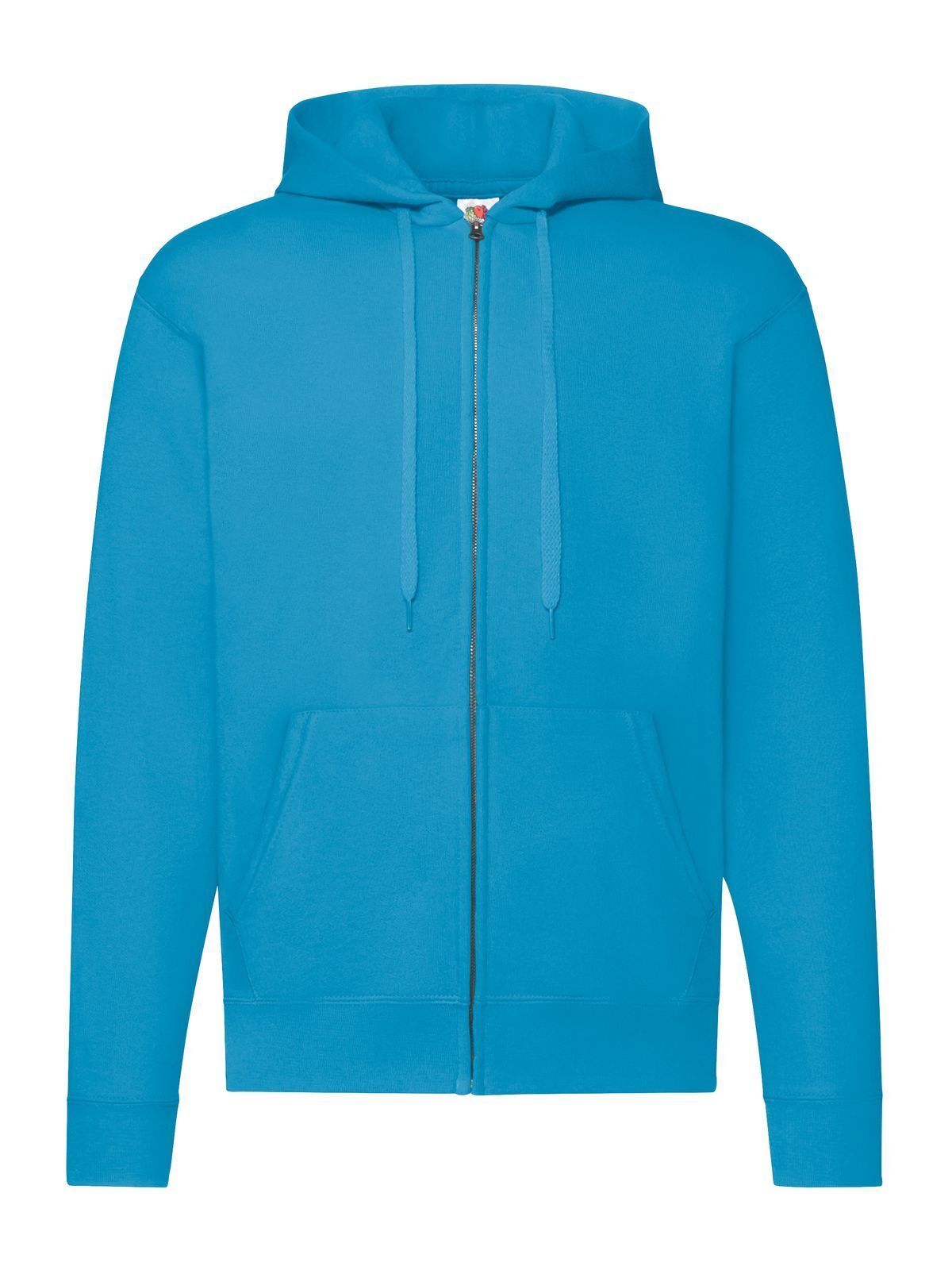Veste classique à capuche zippée - ZU - Bleu azur
