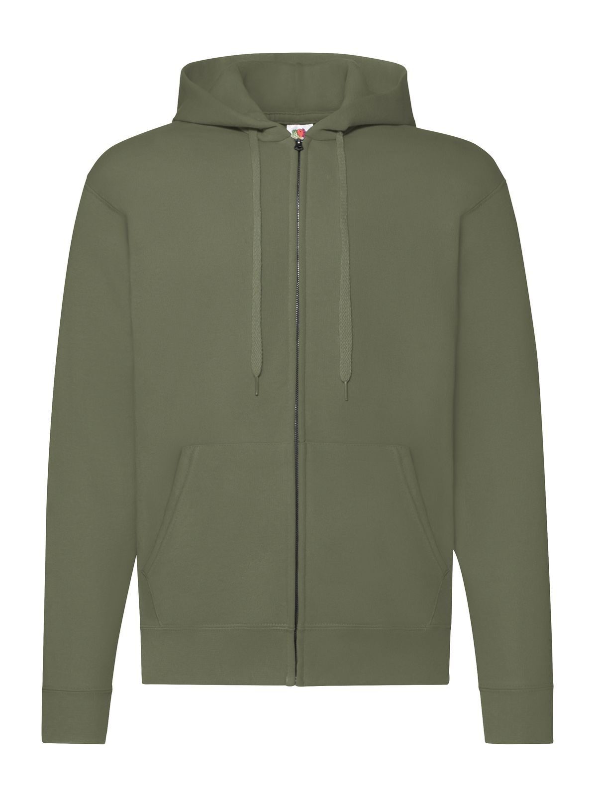 Veste classique à capuche zippée - 59 - Olive classique