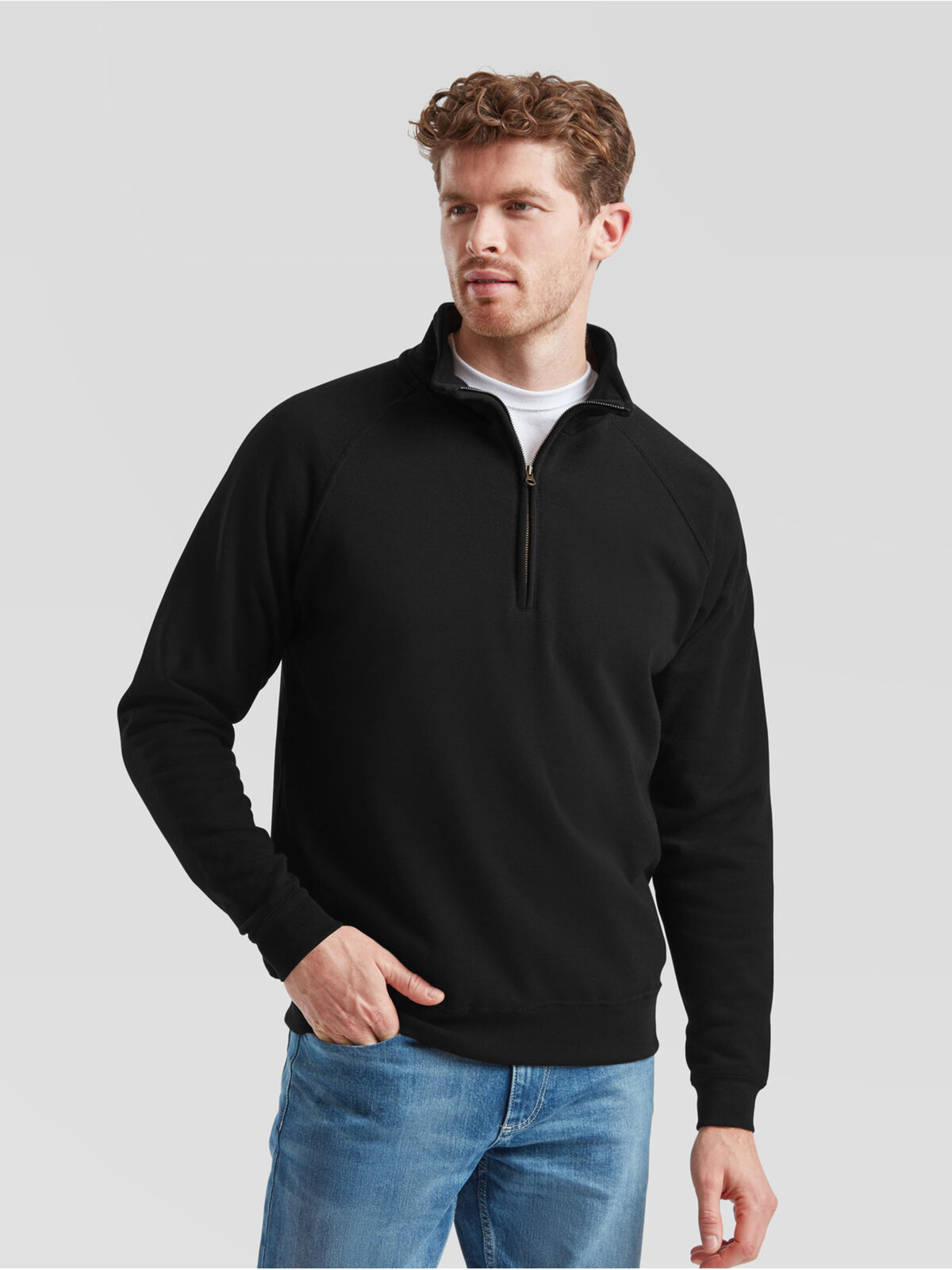 Veste classique à col zippé