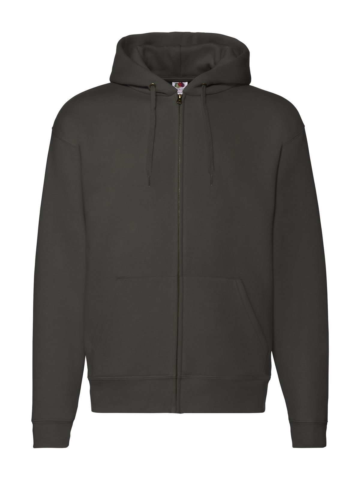 Veste premium à capuche zippée - 87 - Charbon de bois