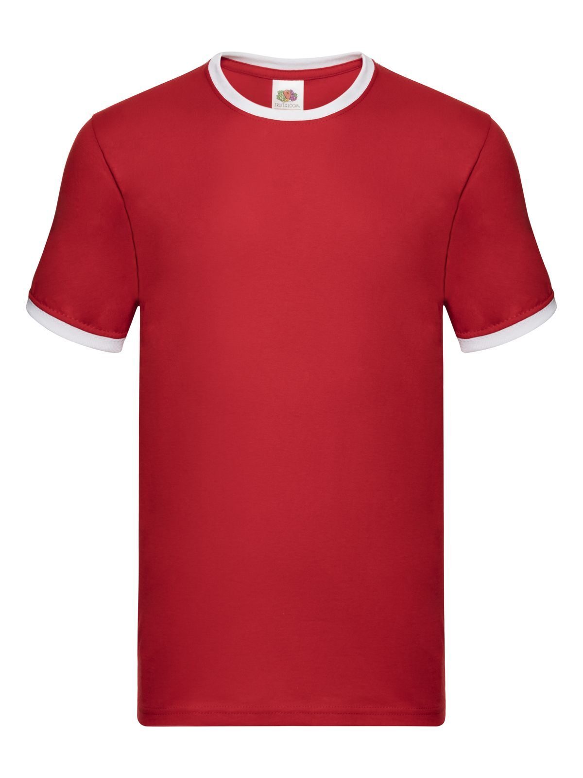Ringer-T Valueweight - RW - Rouge-Blanc
