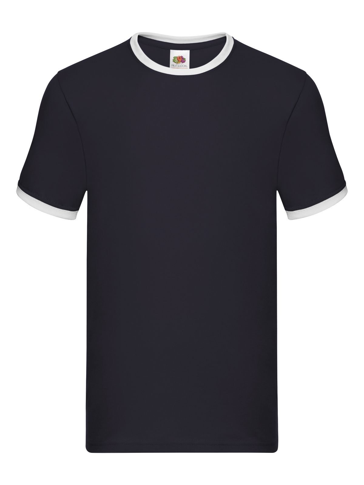 Ringer T-shirt - 22 - Marineblauw-Wit