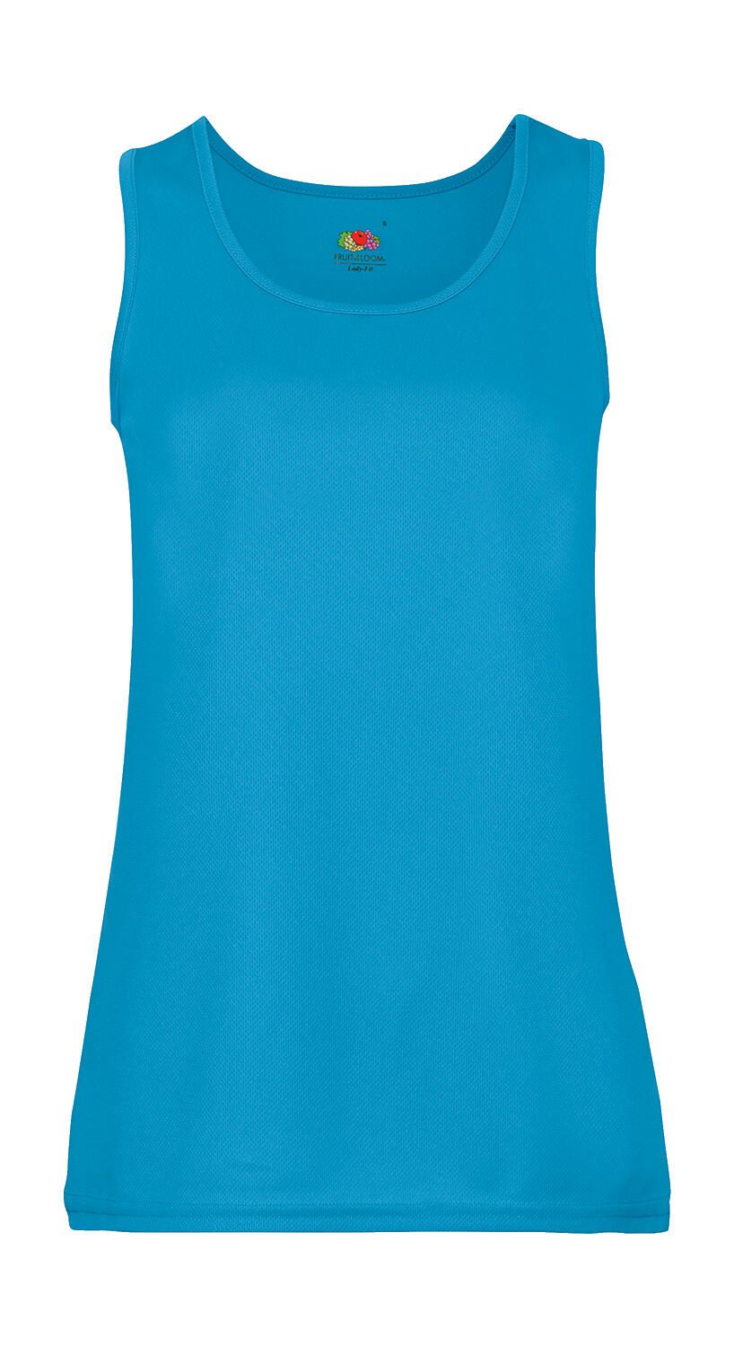 Dames sportvest - ZU - Azuurblauw