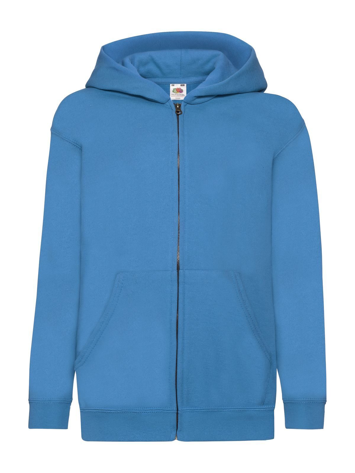 Klassieke sweatjas met capuchon voor kinderen - ZU - Azuurblauw