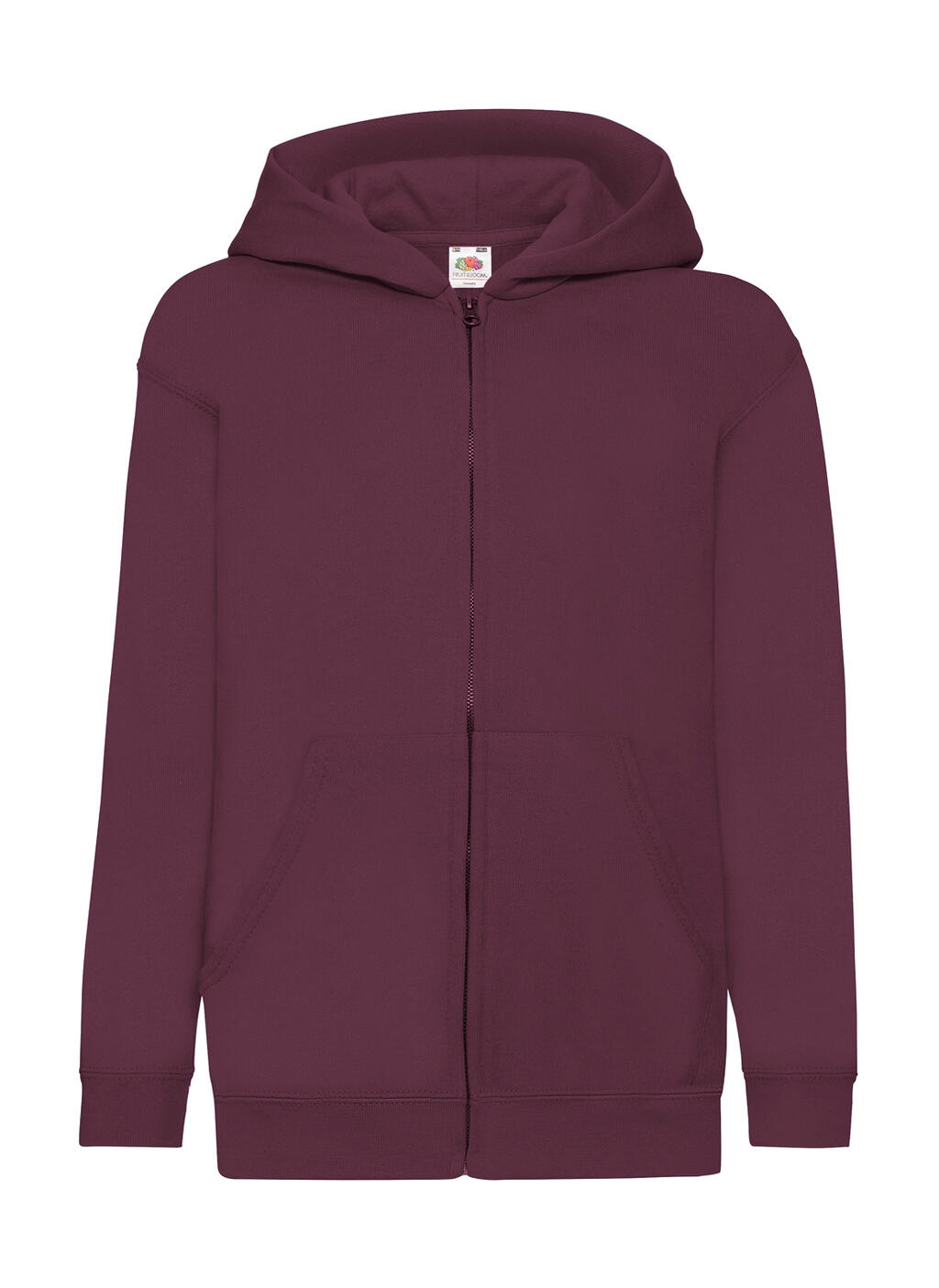Klassieke sweatjas met capuchon voor kinderen - 41 - Bourgogne