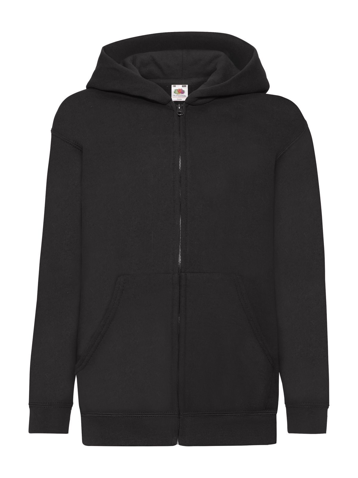 Klassieke sweatjas met capuchon voor kinderen - 36 - Zwart