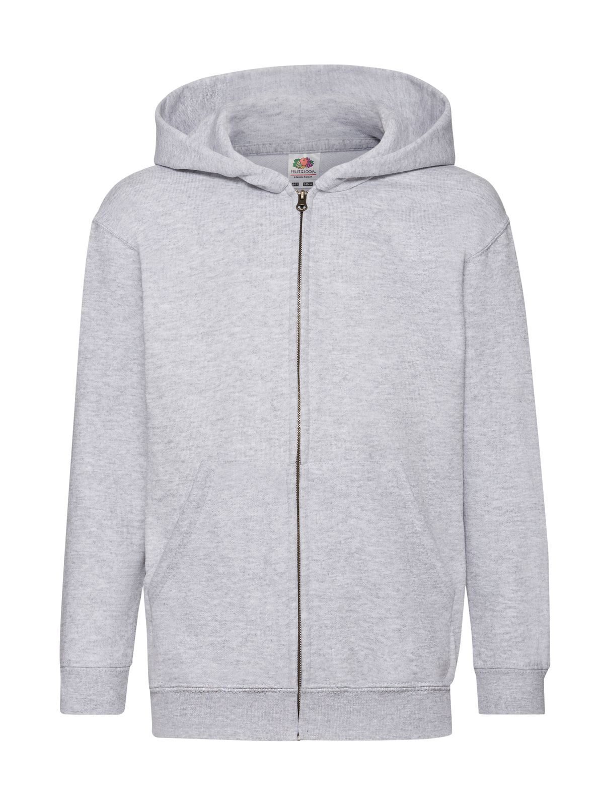 Klassieke sweatjas met capuchon voor kinderen - 94 - Heather Grey