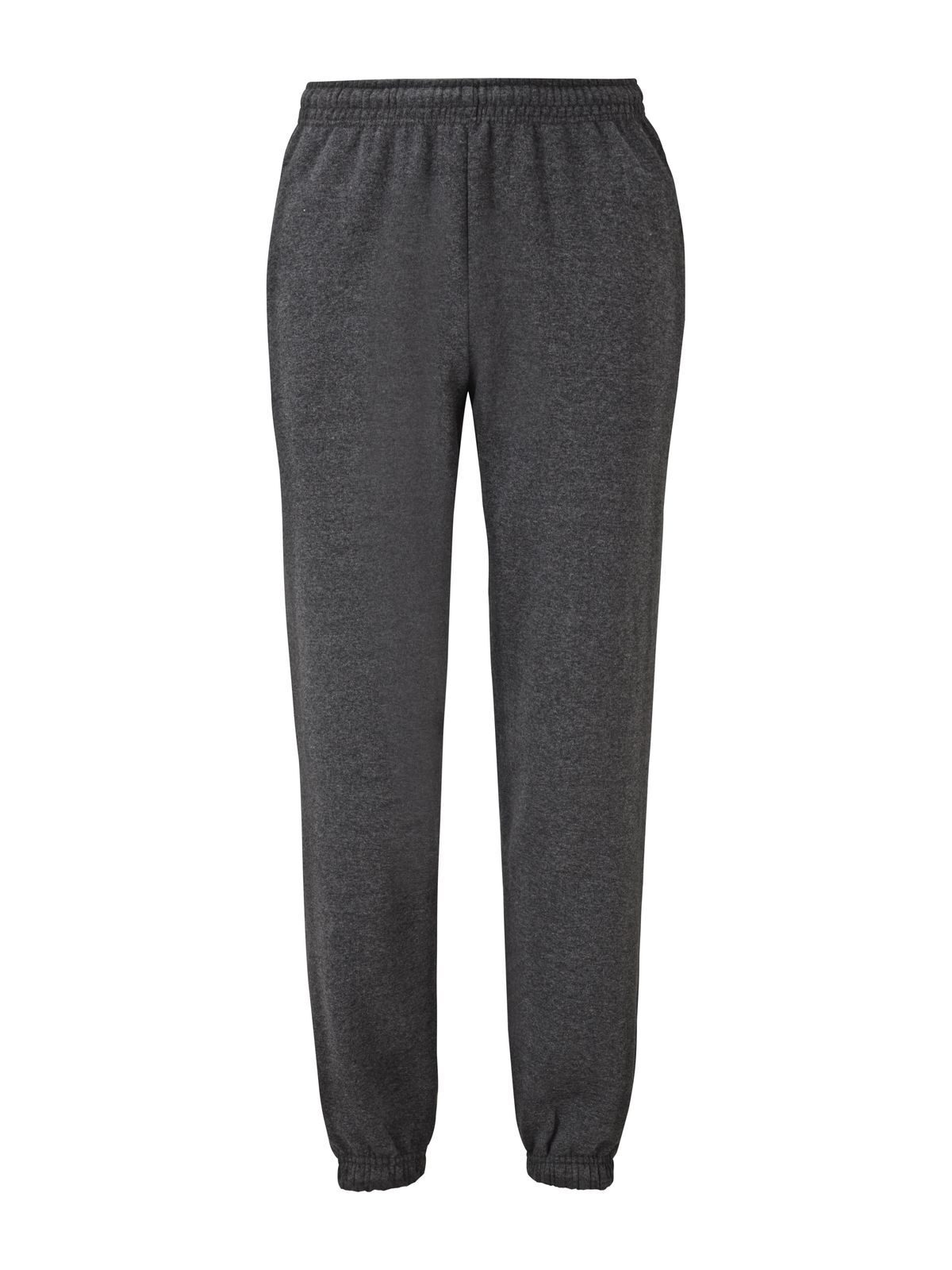 Klassieke joggingbroek met elastische boorden - HD - Donkergrijs gemêleerd
