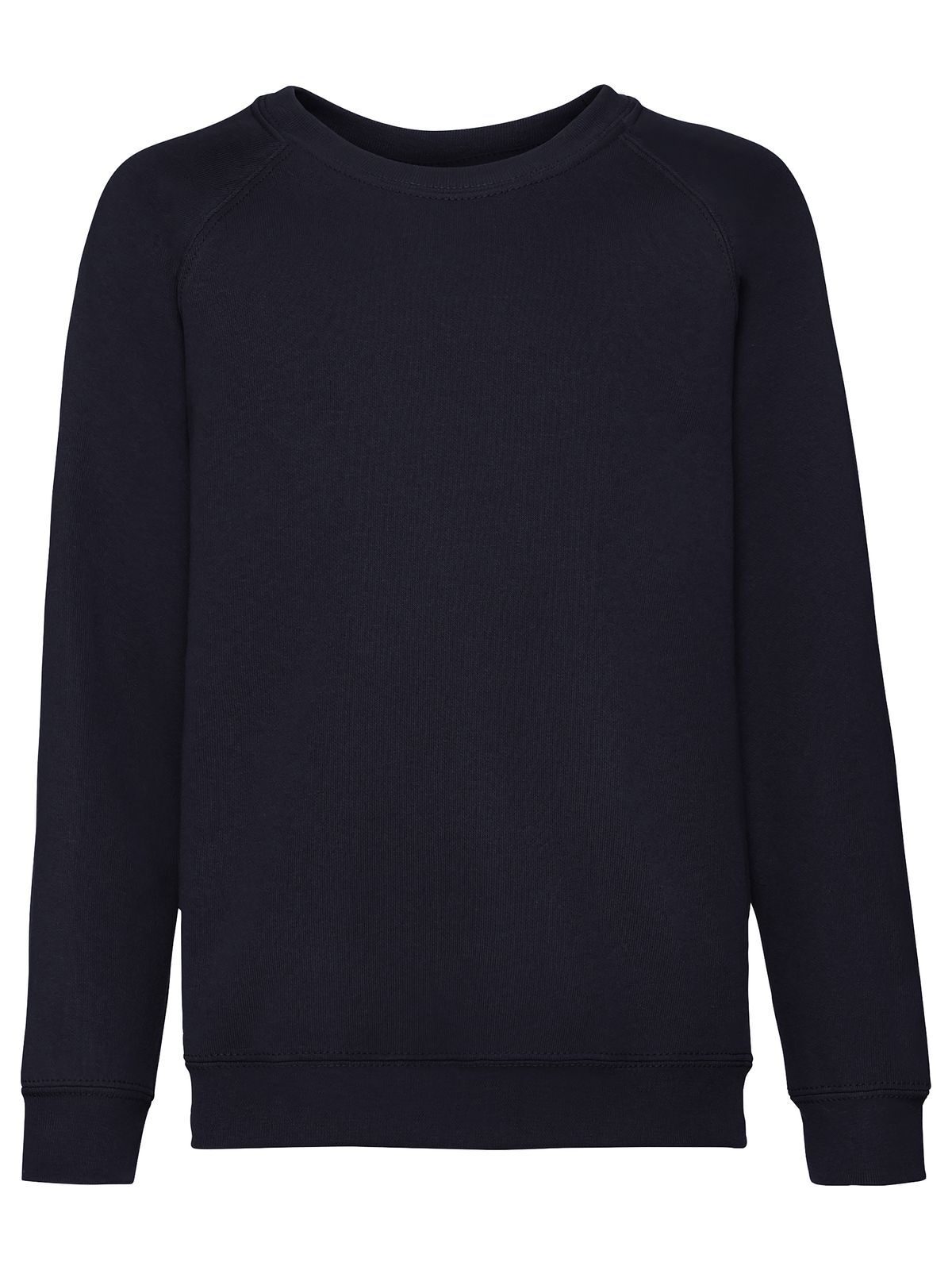 Klassieke raglan sweater voor kinderen - AZ - Diep Marineblauw