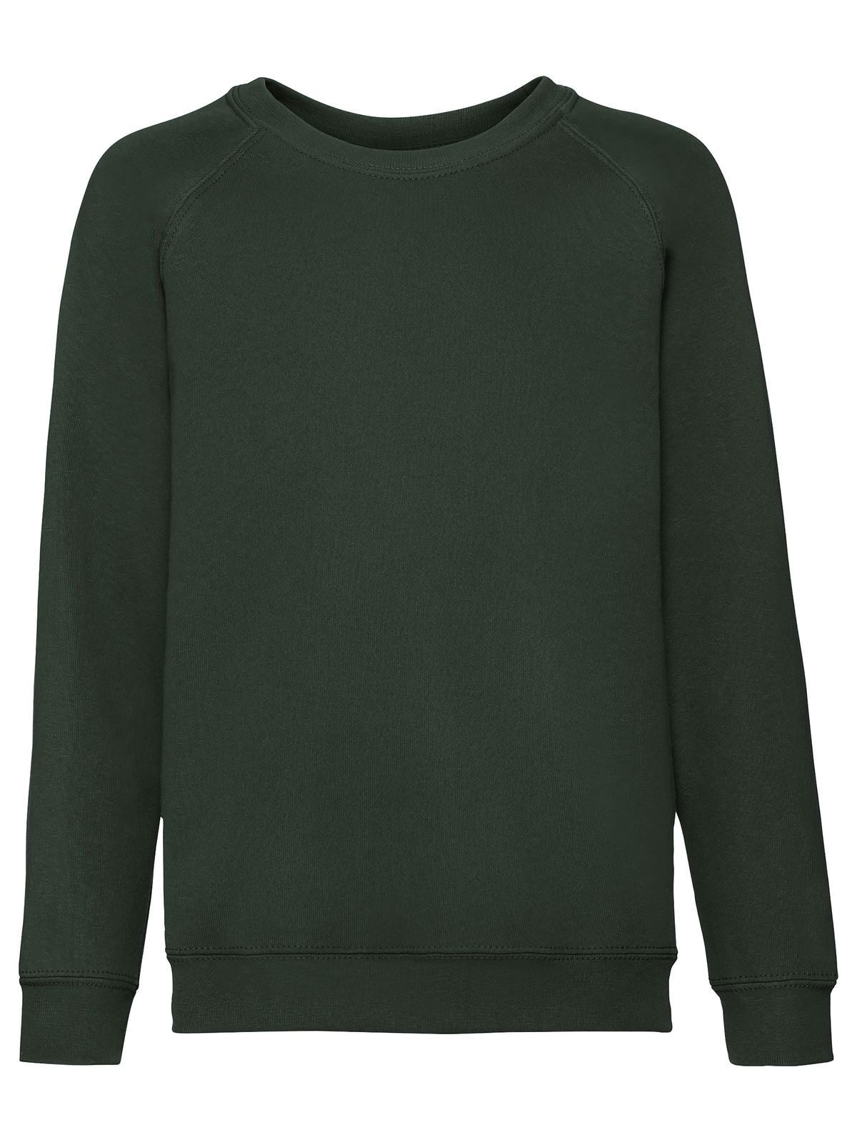 Klassieke raglan sweater voor kinderen - 38 - Flesgroen