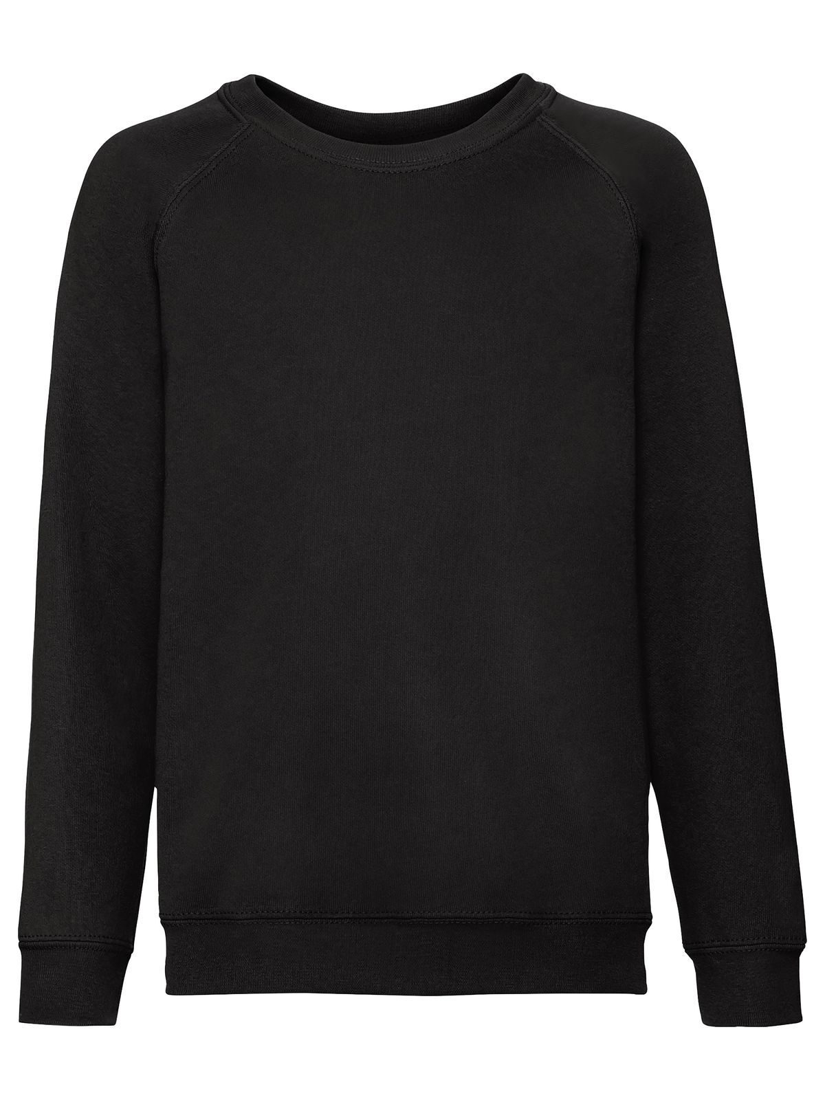 Klassieke raglan sweater voor kinderen - 36 - Zwart