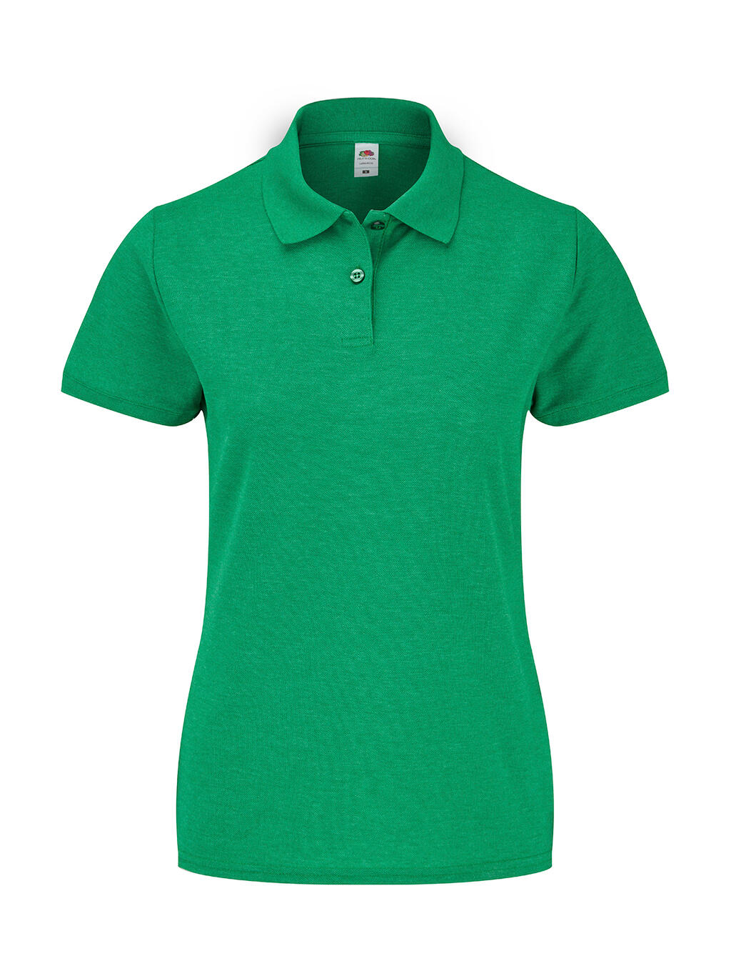Polo coupe femme 65/35 - RX - Vert chiné rétro