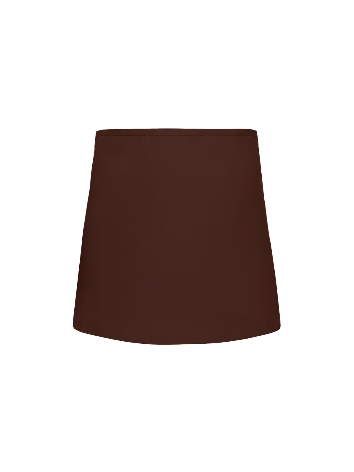 Eenvoudig half schort - BR - Bruin
