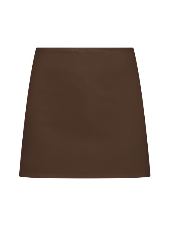 Eenvoudig half schort - BR - Bruin