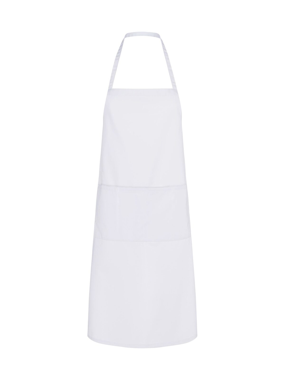 Schort met slabbetje - WH - WH-WIT