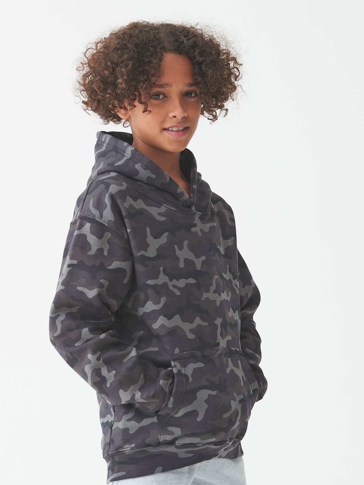 Camouflage hoodie voor kinderen