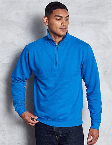 Sweat-shirt à fermeture éclair 1/4 pour étudiants de deuxième année