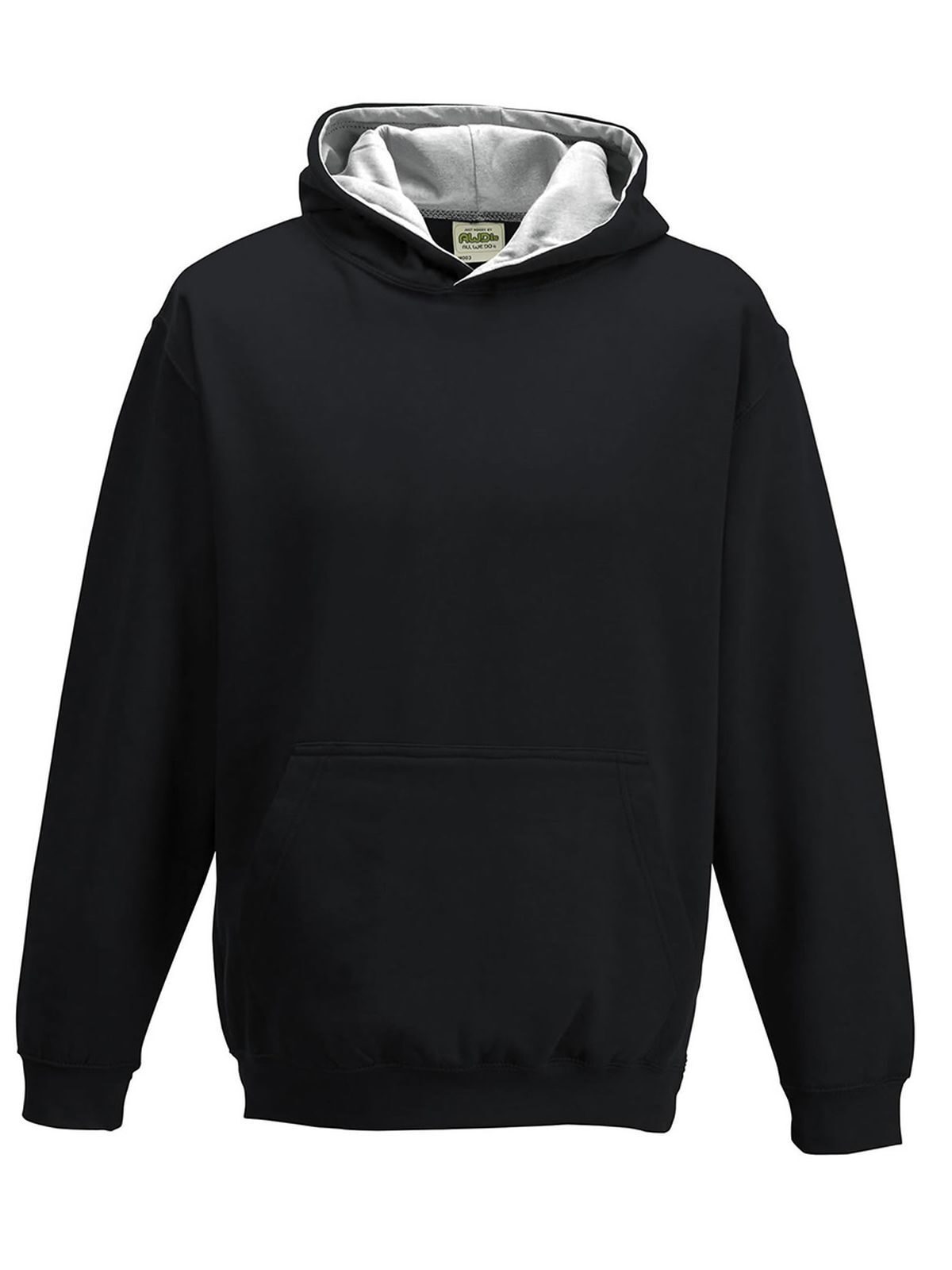 Kinderhoodie in varsitystijl - JBLHGR - Gitzwart/Heathergrijs