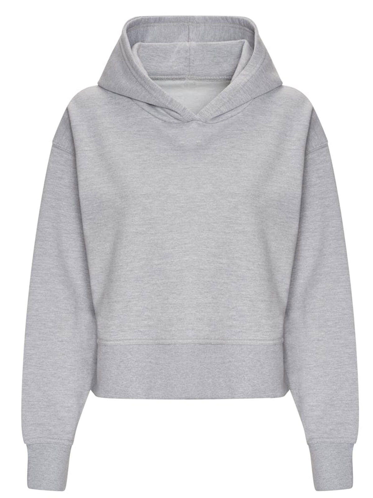 Sweat à capuche décontracté pour femme - HGR - Gris chiné