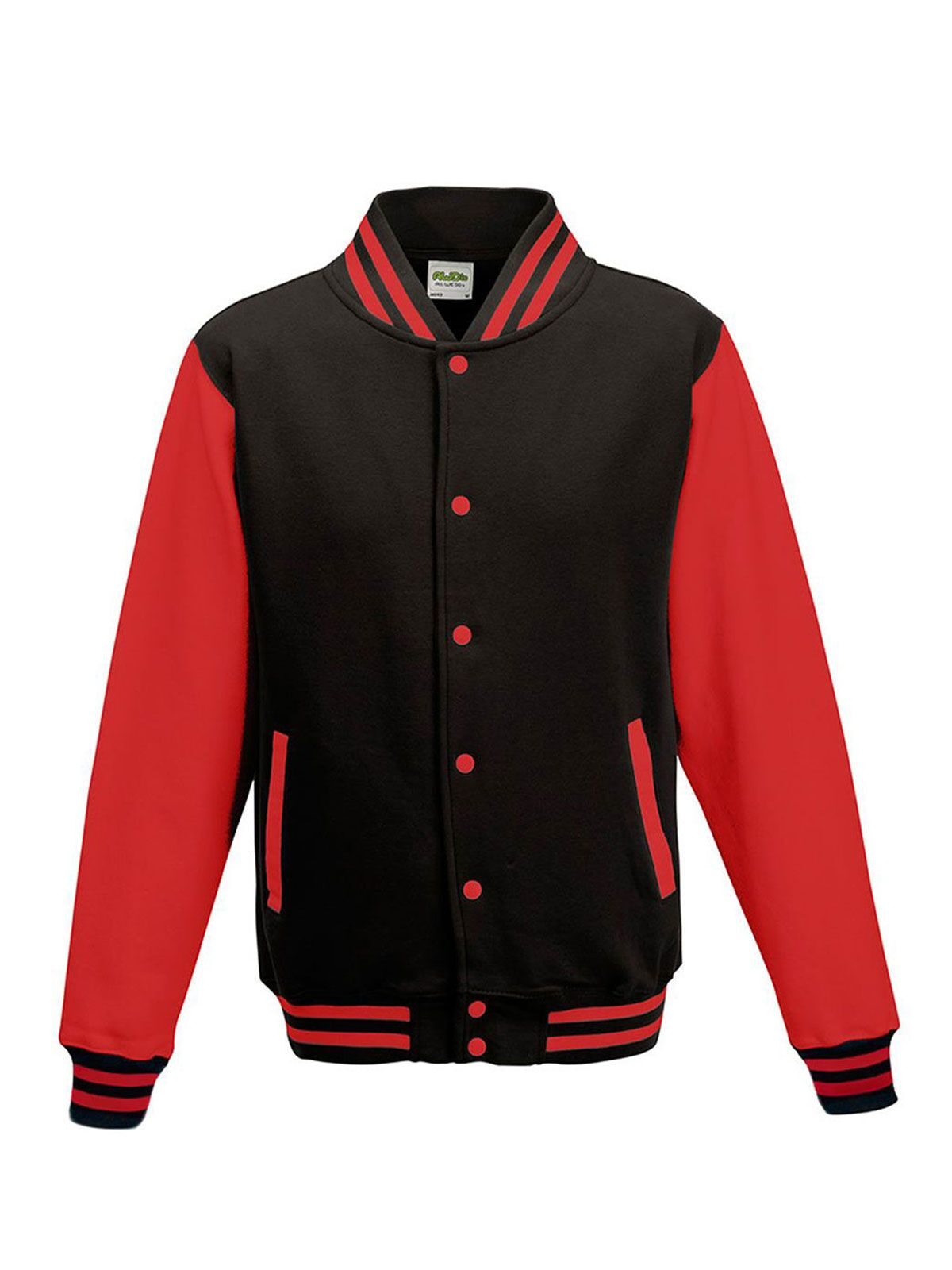 Veste universitaire - JBLFIR - NOIR DE JAIS/ROUGE FEU