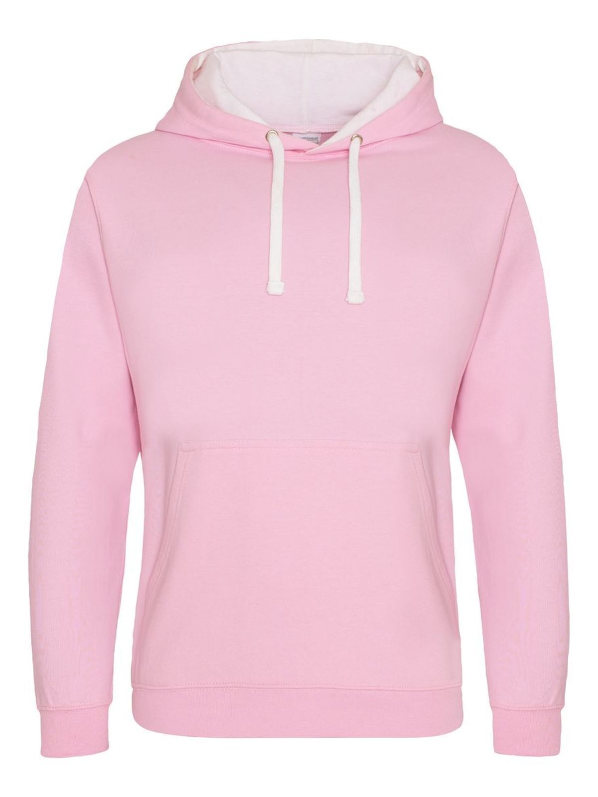 Sweat à capuche bicolore - BPK/ARW - ROSE PÂTE/BLANC ARCTIQUE