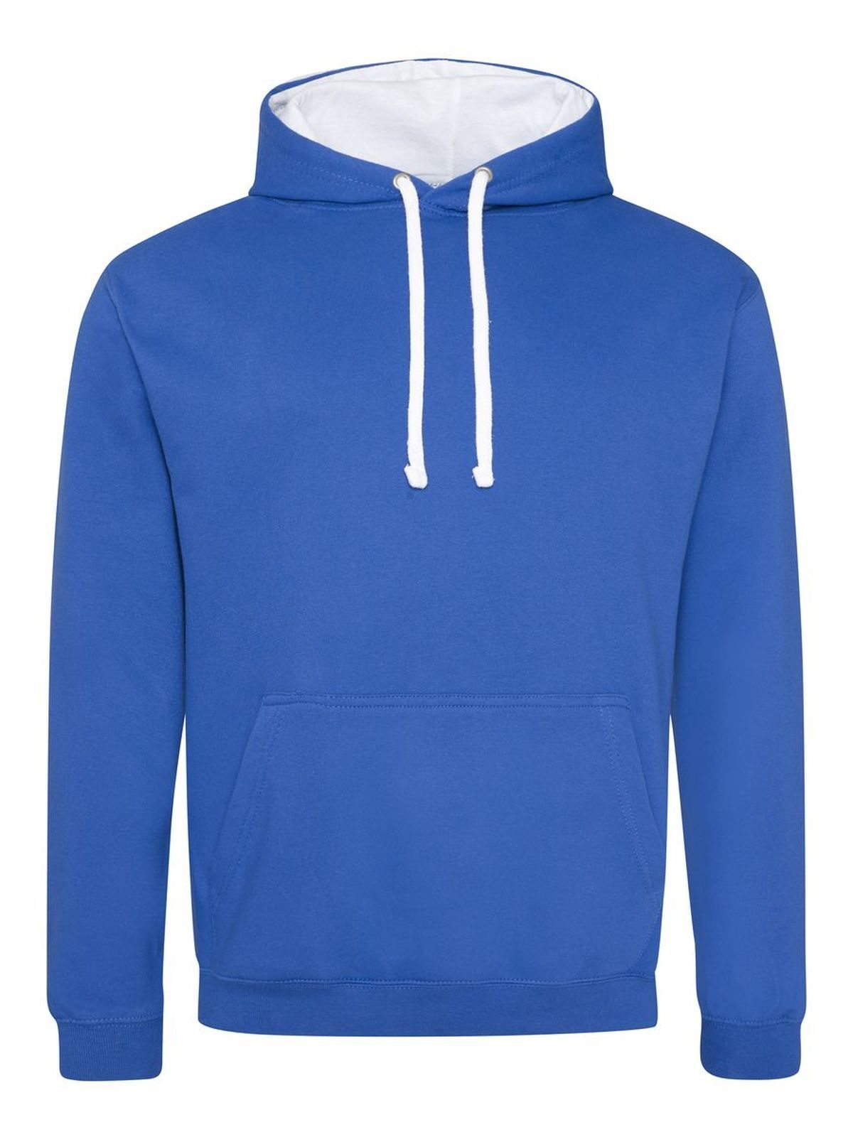 Sweat à capuche bicolore - ROY/ARW - BLANC ROYAL/ARCTIQUE