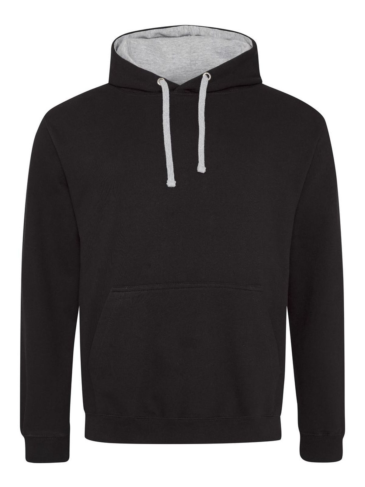 Sweat à capuche bicolore - JBLHGR - NOIR DE JAIS/GRIS CHINÉ