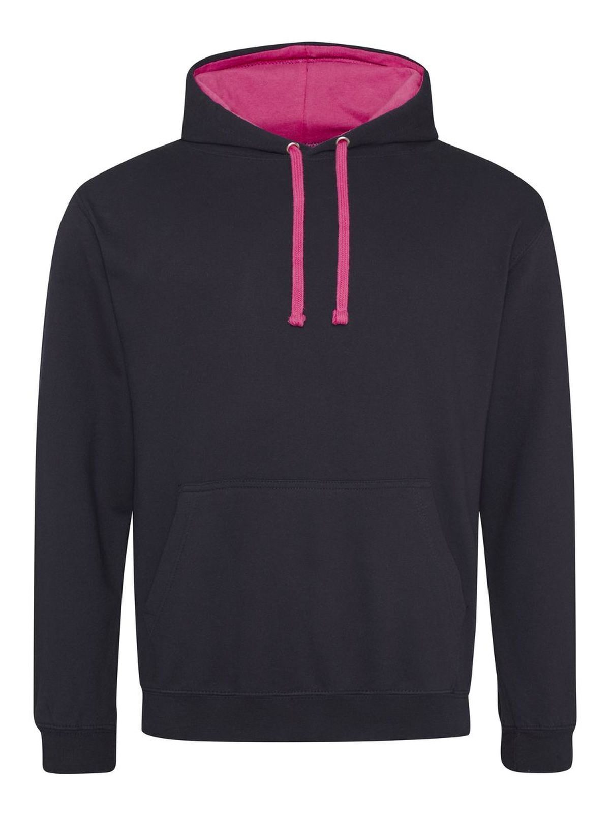Sweat à capuche bicolore - JBLHPK - NOIR DE JAIS/ROSE VIF