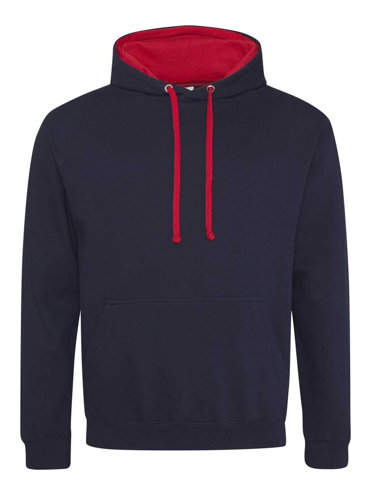 Sweat à capuche bicolore - NFNFIR - NOUVEAU BLEU MARINE FRANÇAIS/ROUGE FEU