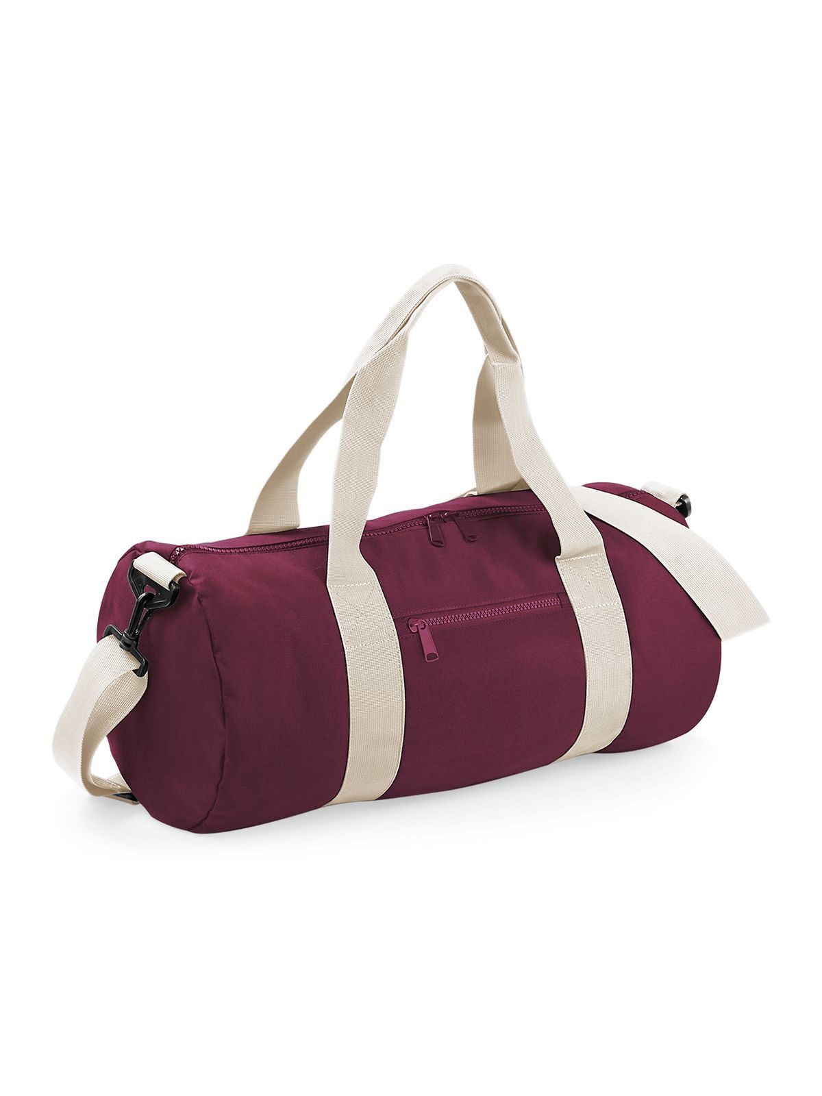 Sac à baril d'origine - Bordeaux/Blanc cassé