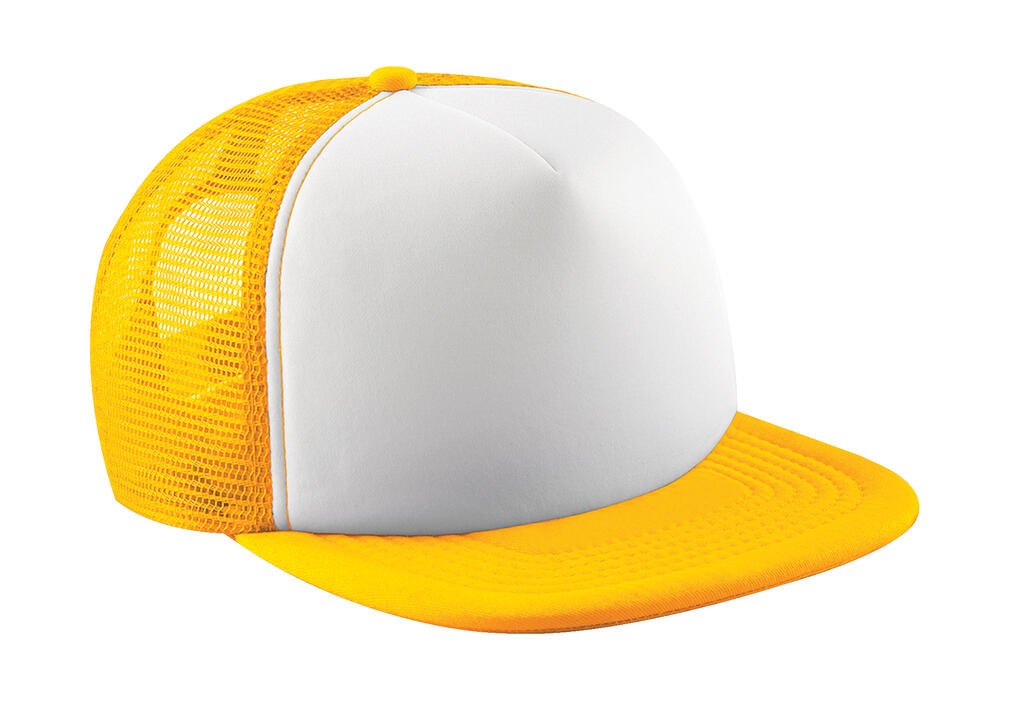 Vintage Snapback Trucker Cap - SUNW - Zonnebloem/Wit