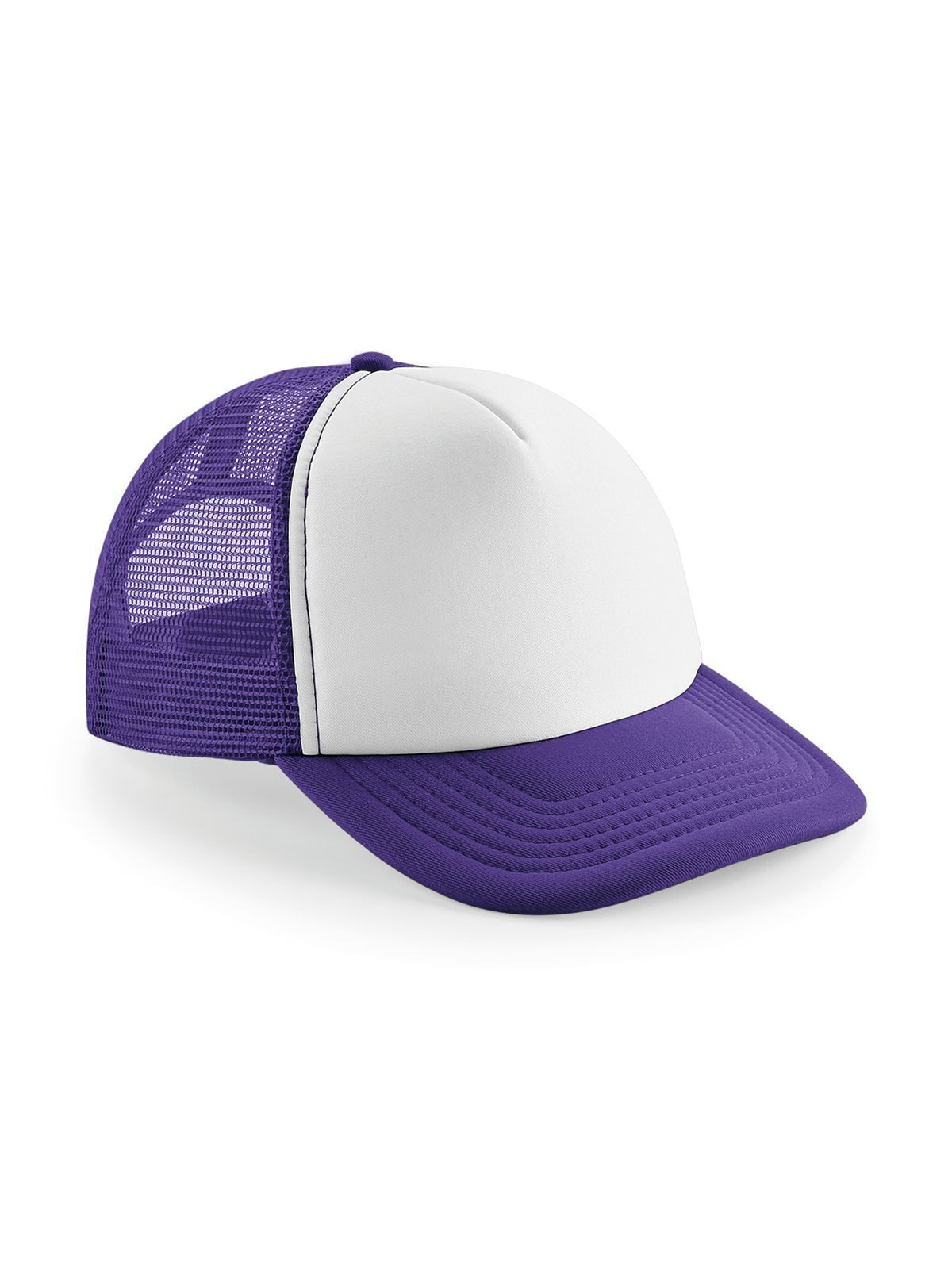 Vintage Snapback Trucker Cap - PURW - Paars/wit