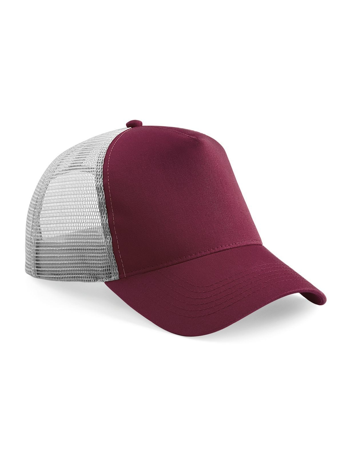 Snapback Trucker - BURLG - Bordeauxrood/lichtgrijs
