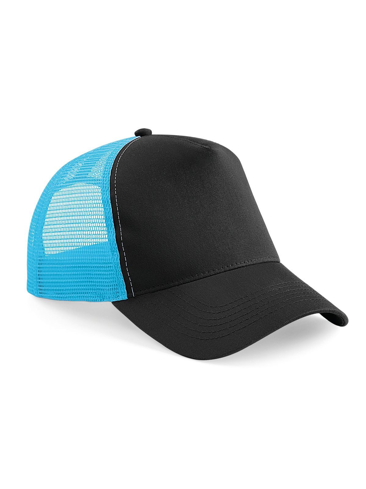 Snapback Trucker - BLKSB - Zwart/surfblauw