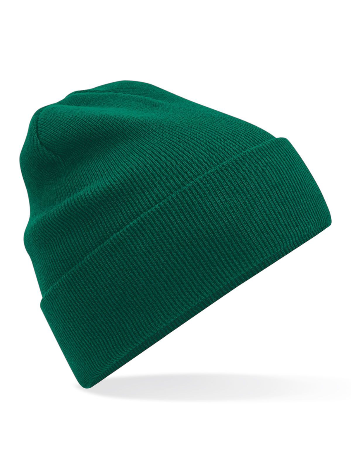 Chapeau original à revers en coton biologique - BOT - Vert bouteille